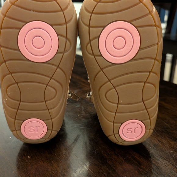 Stride Rite Tan Kids Fringe Boots - Picture 8 of 11